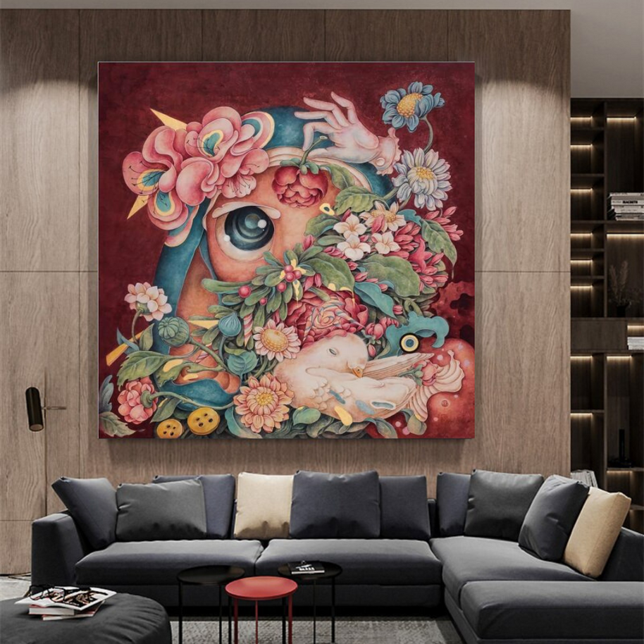 Flowery Canvas Wall Art-MinimalisticDecor.com