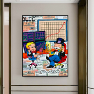 Forex Brokers Trading: Mr Monopoly Wall Art-MinimalisticDecor.com