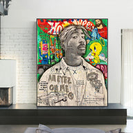 Freddie Mecury Singer Hip Hop Canvas Wall Art-MinimalisticDecor.com