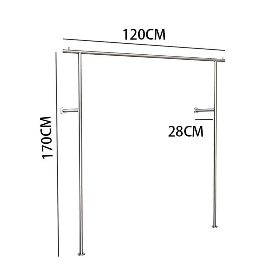 Free Standing Cloth Racks Storage Wall Hanging-MinimalisticDecor.com