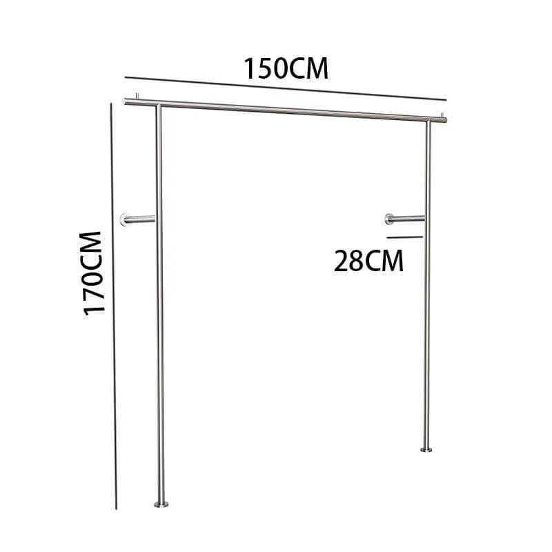 Free Standing Cloth Racks Storage Wall Hanging-MinimalisticDecor.com