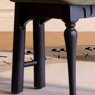 French Classic Vancleef Dining Chairs – Solid Oak Wood Elegance-MinimalisticDecor.com
