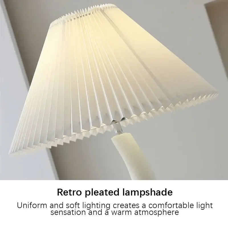 French Swirl Wave Floor Lamp – Artistic Resin &amp; Iron Design, E27 Base-MinimalisticDecor.com