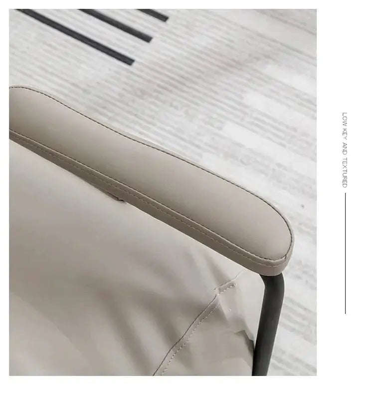 Funda Single Leather Sofa Chair Set-MinimalisticDecor.com