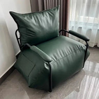 Funda Single Leather Sofa Chair Set-MinimalisticDecor.com