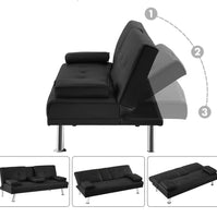 Futon Convertible Sofa Bed Sleeper Couch-MinimalisticDecor.com