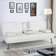 Futon Convertible Sofa Bed Sleeper Couch-MinimalisticDecor.com
