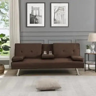 Futon Convertible Sofa Bed Sleeper Couch-MinimalisticDecor.com