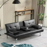 Futon Convertible Sofa Bed Sleeper Couch-MinimalisticDecor.com