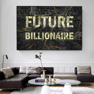 Future Billionaire Canvas Wall Art-MinimalisticDecor.com