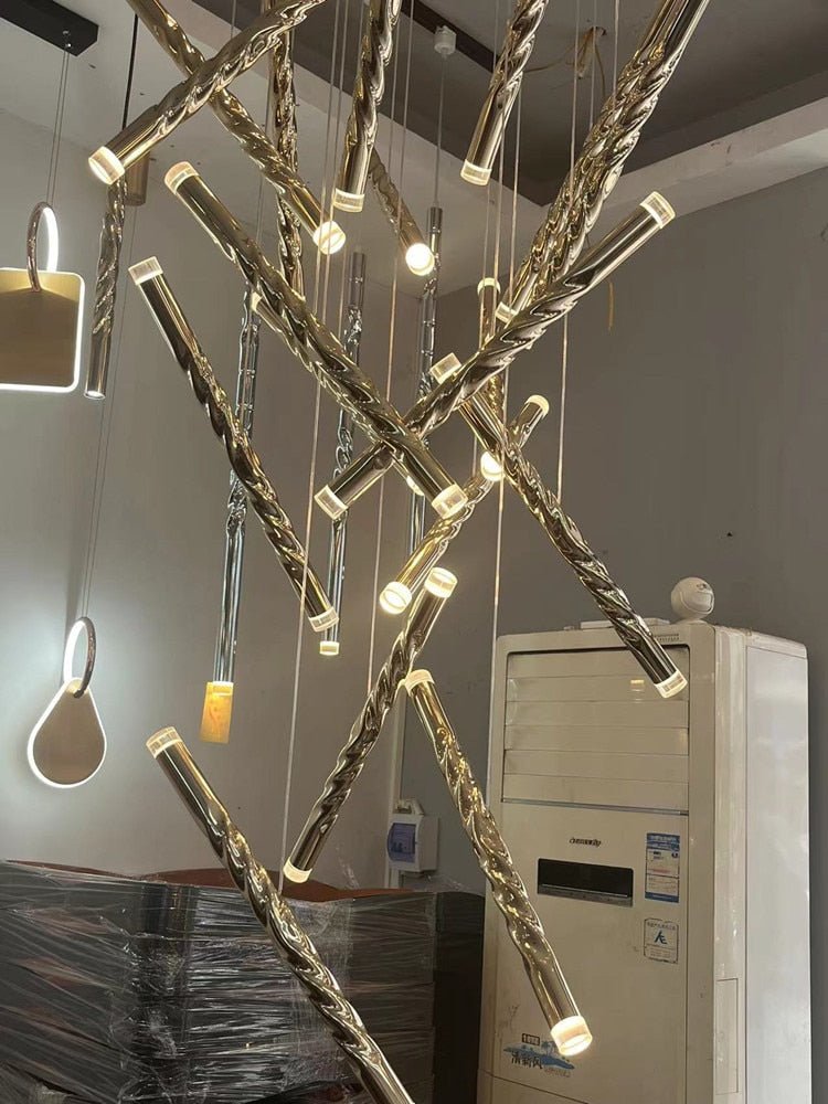 Genesis Staircase Chandelier – Illuminate Your Space-MinimalisticDecor.com