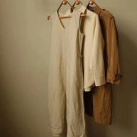 Genuine Leather Solid Oak Wood Hangers for Clothes-MinimalisticDecor.com