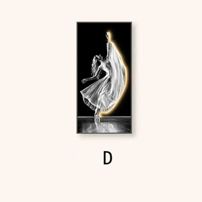 Girl Dance Art LED Wall Lamp for Interior Decoration-MinimalisticDecor.com