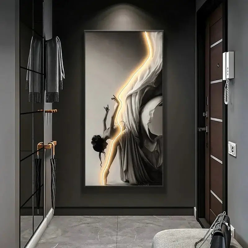 Girl Dance Art LED Wall Lamp for Interior Decoration-MinimalisticDecor.com