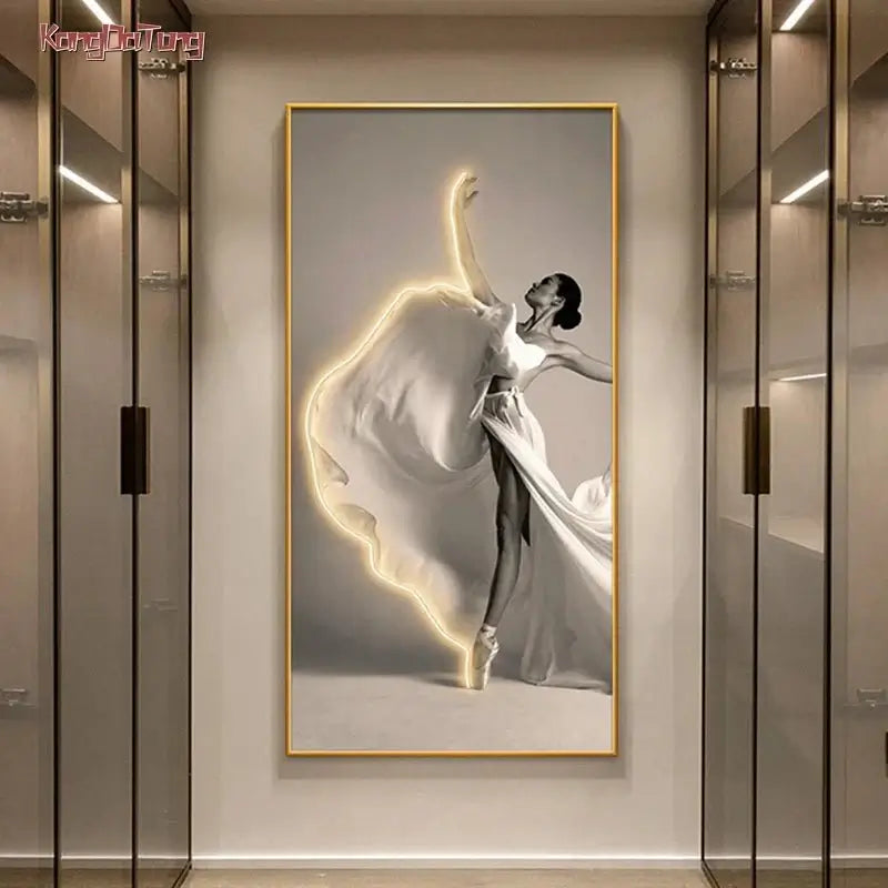 Girl Dance Art LED Wall Lamp for Interior Decoration-MinimalisticDecor.com