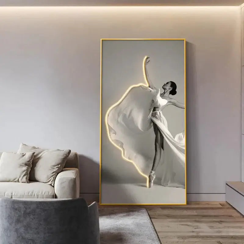 Girl Dance Art LED Wall Lamp for Interior Decoration-MinimalisticDecor.com
