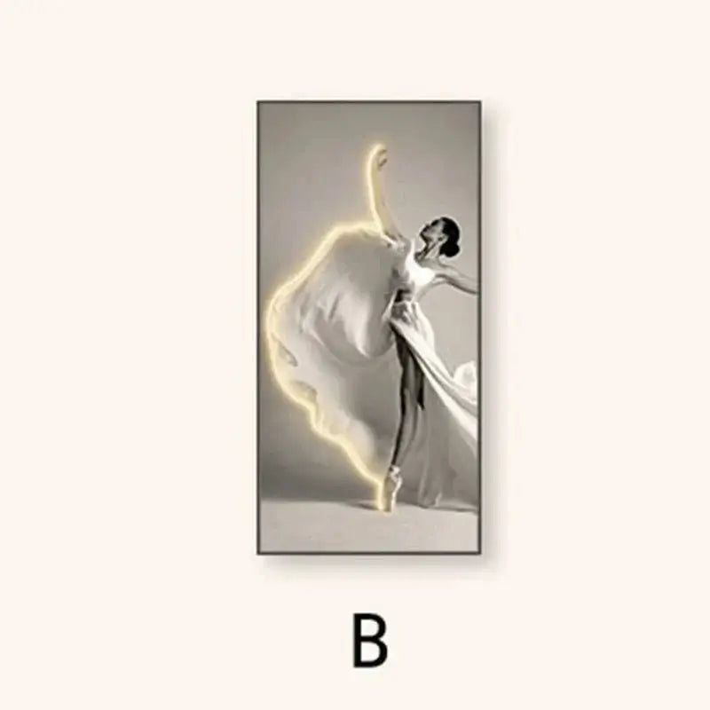 Girl Dance Art LED Wall Lamp for Interior Decoration-MinimalisticDecor.com