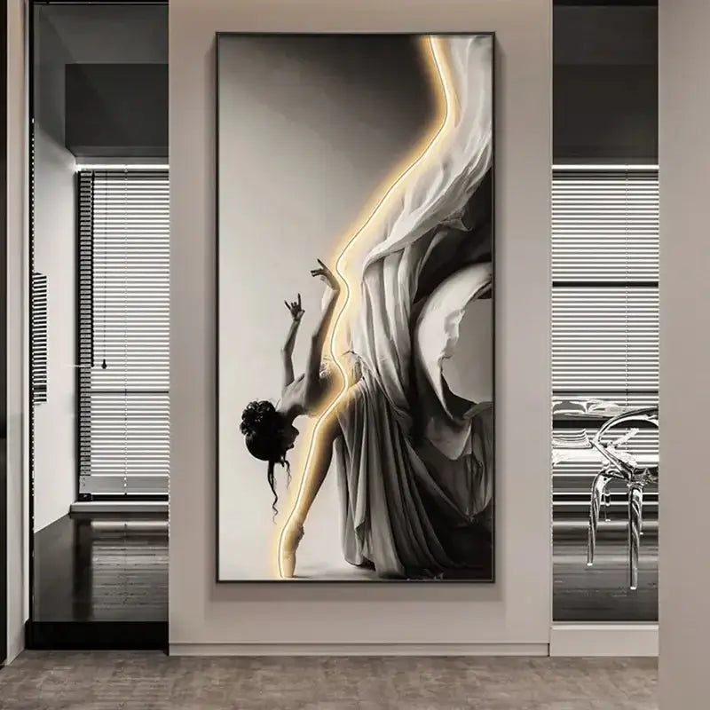 Girl Dance Art LED Wall Lamp for Interior Decoration-MinimalisticDecor.com