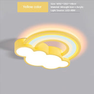 Girls Cloud Rainbow Ceiling Light | Kids Room Decor Lights-MinimalisticDecor.com