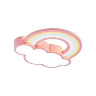 Girls Cloud Rainbow Ceiling Light | Kids Room Decor Lights-MinimalisticDecor.com