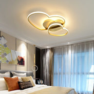 Girls Love Hearts Ceiling Light | Kids Room Decor Lights-MinimalisticDecor.com