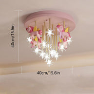 Girls Merry Go Roond Horses Ceiling Light | Kids Room Decor Lights-MinimalisticDecor.com