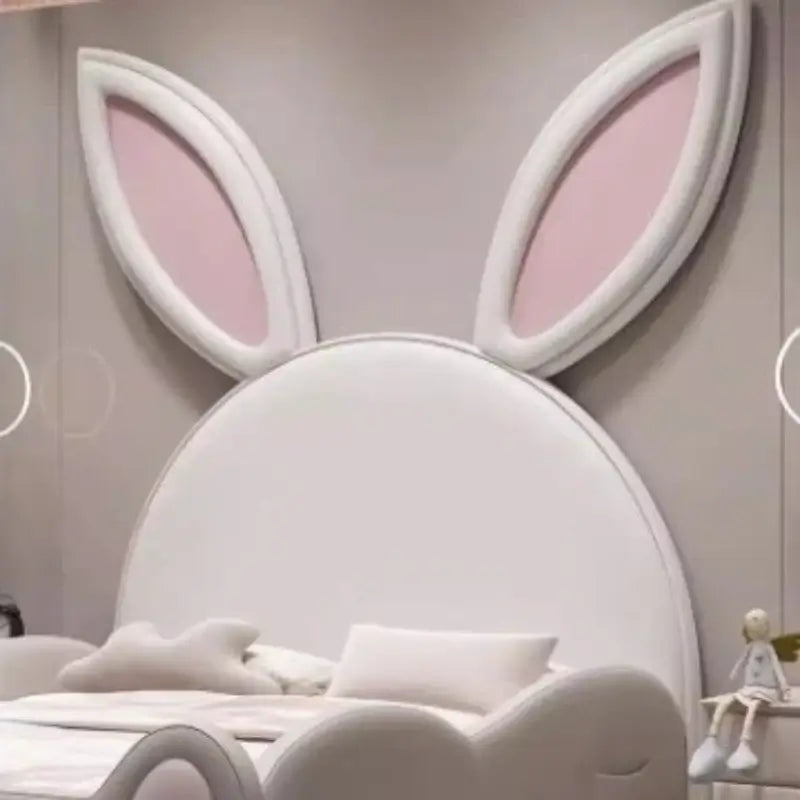Girls Room Bunny Rabbit Bed Set – Whimsical Design with Easy Assembly-MinimalisticDecor.com