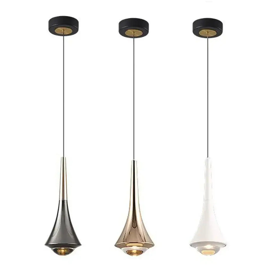 Glass Aluminum LED Pendant Dining Room Ceiling Light-MinimalisticDecor.com