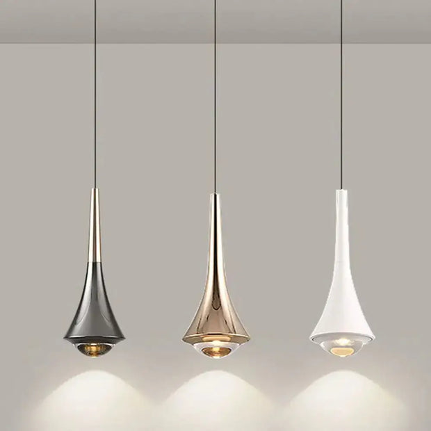 Glass Aluminum LED Pendant Dining Room Ceiling Light-MinimalisticDecor.com