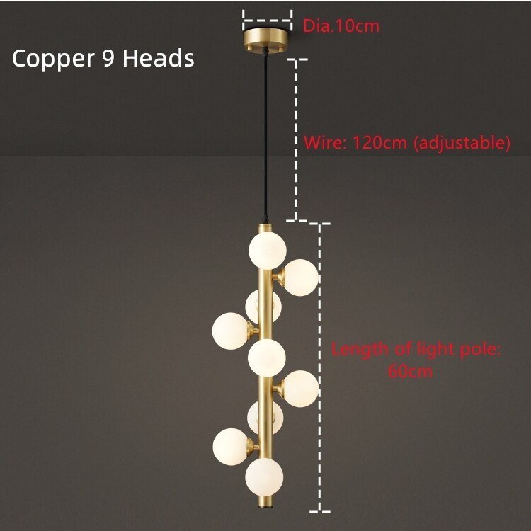 Glass Ball Ceiling Pendant: Stylish and Elegant Lighting-MinimalisticDecor.com