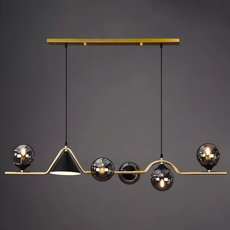 Glass Ball Chandelier: Elegant Lighting for Kitchen-MinimalisticDecor.com