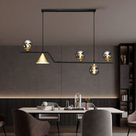 Glass Ball Chandelier: Elegant Lighting for Kitchen-MinimalisticDecor.com