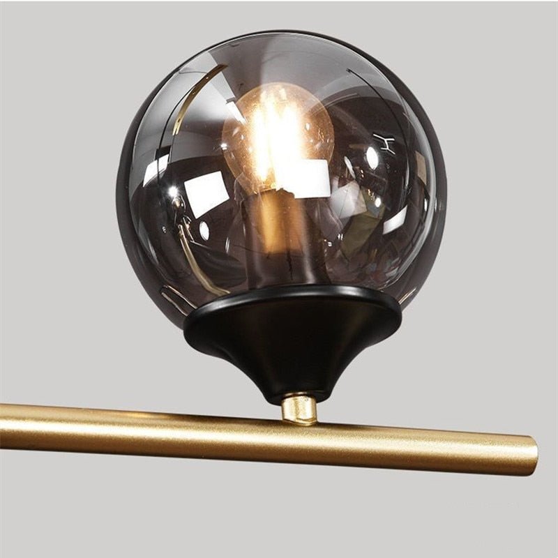 Glass Ball Chandelier: Elegant Lighting for Kitchen-MinimalisticDecor.com