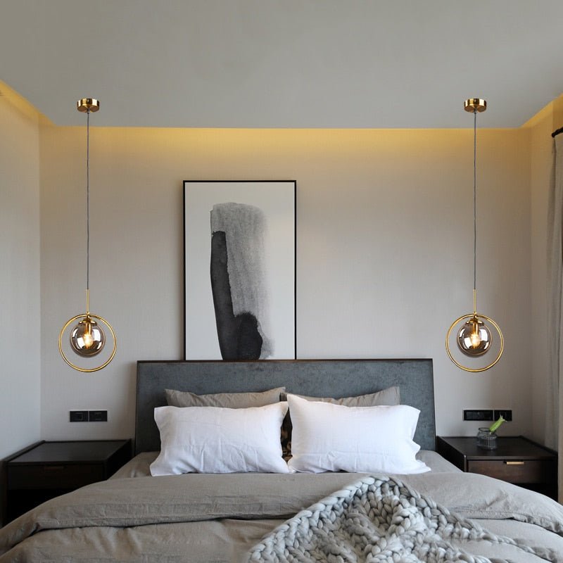 Glass Ball Chandelier: Elegant Pendant Lamp Light-MinimalisticDecor.com