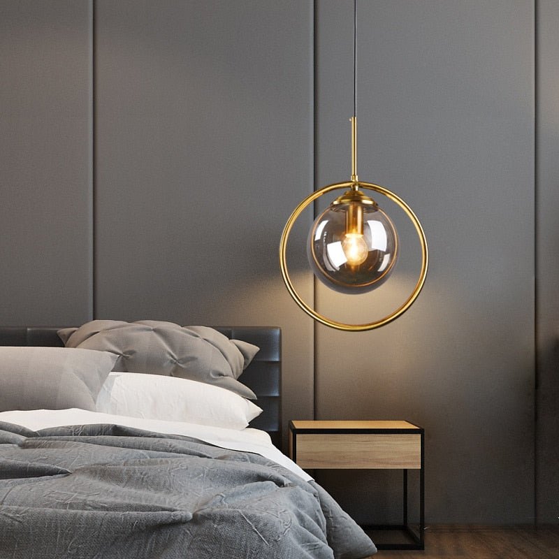 Glass Ball Chandelier: Elegant Pendant Lamp Light-MinimalisticDecor.com