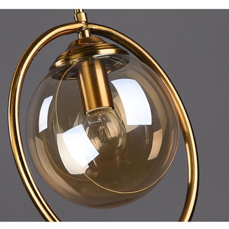 Glass Ball Chandelier: Elegant Pendant Lamp Light-MinimalisticDecor.com
