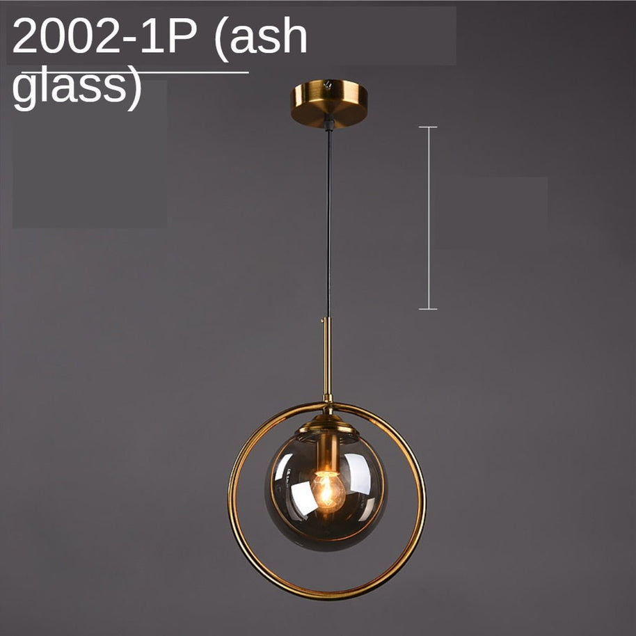 Glass Ball Chandelier: Elegant Pendant Lamp Light-MinimalisticDecor.com