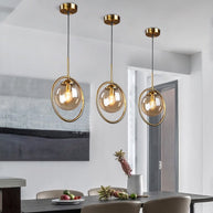Glass Ball Chandelier: Elegant Pendant Lamp Light-MinimalisticDecor.com