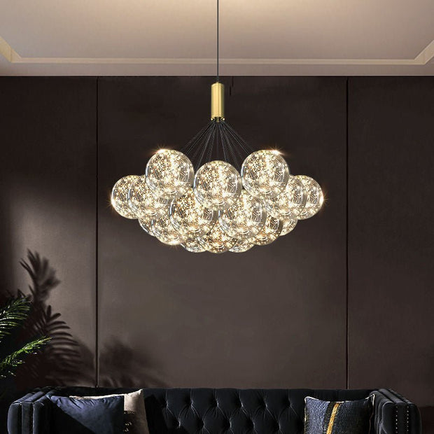 Glass Ball Chandeliers for Living Room and Dining-MinimalisticDecor.com