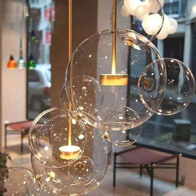 Glass Ball Pendant Lights: Exquisite Illumination Options-MinimalisticDecor.com