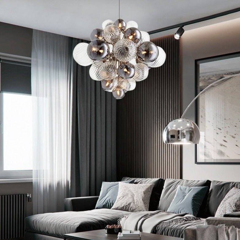Glass Balls Chandelier: Exquisite Lighting Fixture-MinimalisticDecor.com