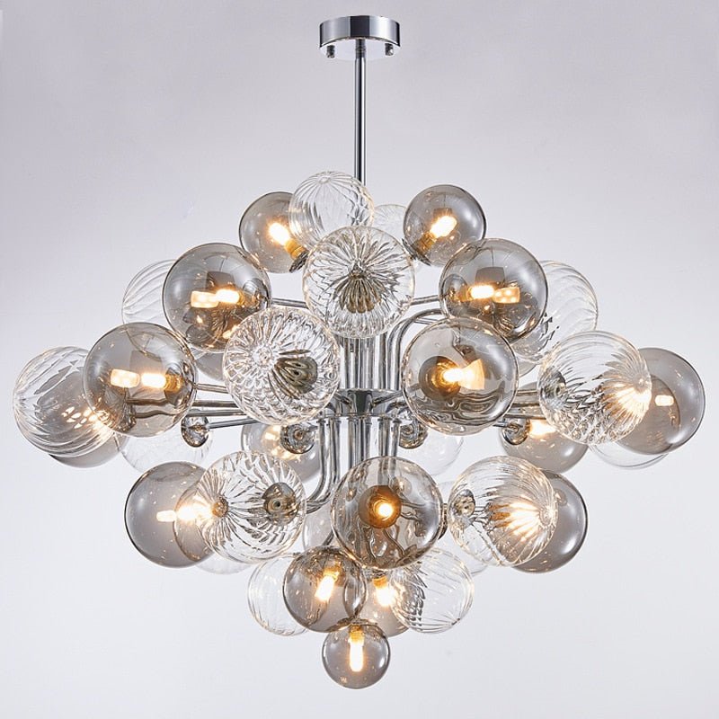 Glass Balls Chandelier: Exquisite Lighting Fixture-MinimalisticDecor.com