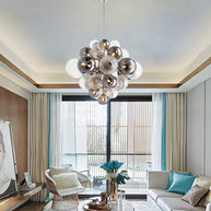 Glass Balls Chandelier: Exquisite Lighting Fixture-MinimalisticDecor.com