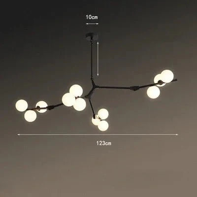 Glass Balls Chandelier - Handcrafted Beauty and Elegance-MinimalisticDecor.com