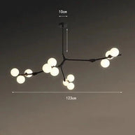 Glass Balls Chandelier - Handcrafted Beauty and Elegance-MinimalisticDecor.com