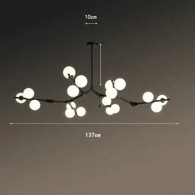 Glass Balls Chandelier - Handcrafted Beauty and Elegance-MinimalisticDecor.com