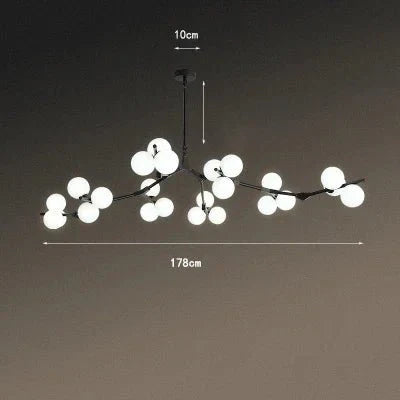 Glass Balls Chandelier - Handcrafted Beauty and Elegance-MinimalisticDecor.com