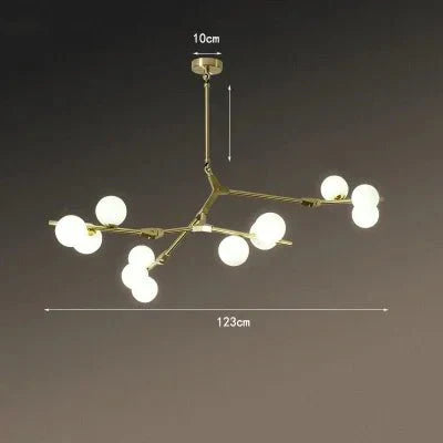Glass Balls Chandelier - Handcrafted Beauty and Elegance-MinimalisticDecor.com