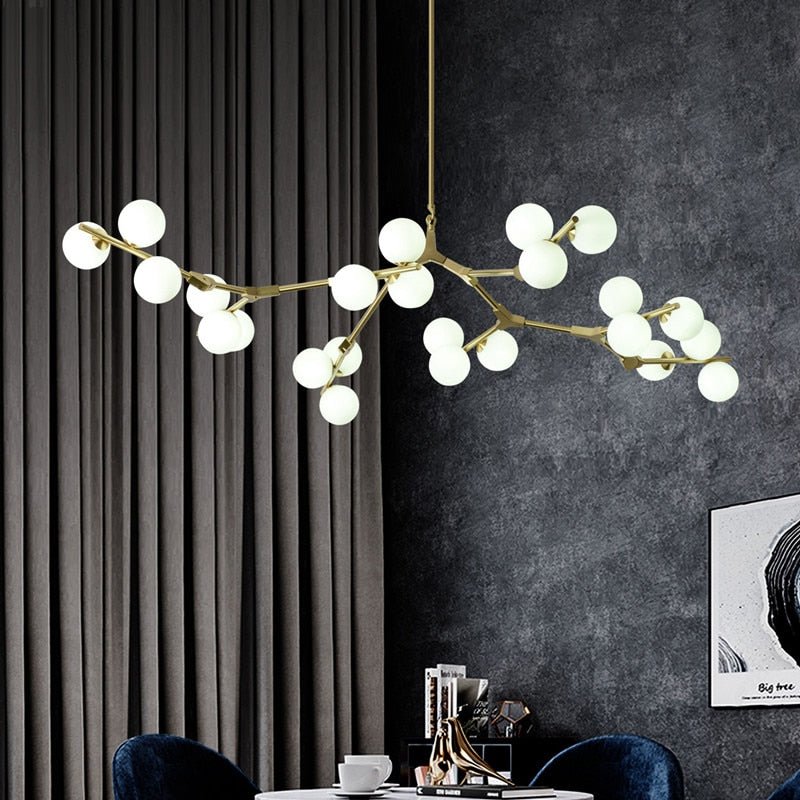 Glass Balls Chandelier - Handcrafted Beauty and Elegance-MinimalisticDecor.com