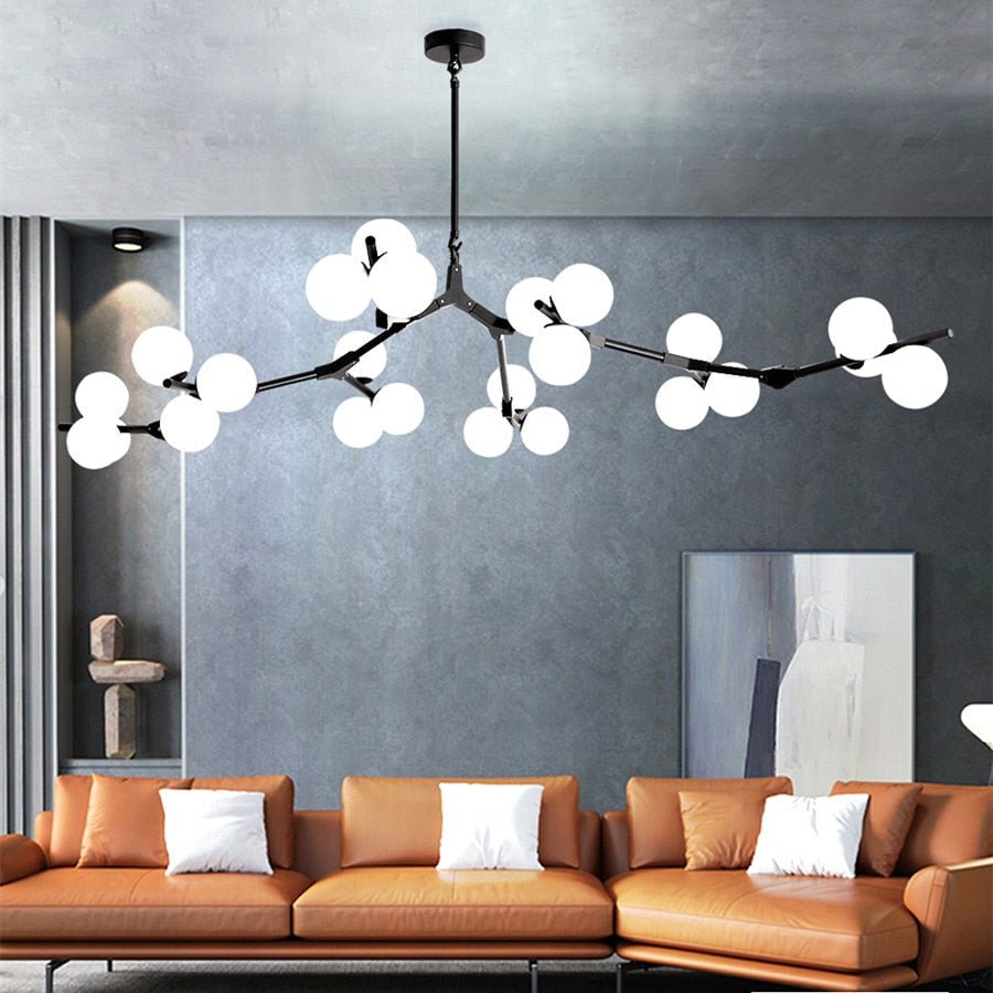 Glass Balls Chandelier - Handcrafted Beauty and Elegance-MinimalisticDecor.com